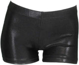 NK Shorts SHINY BLACK- Cuissards Metallique Noir