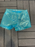 NK Shorts TEAL-Cuissards Metallique Turquoise